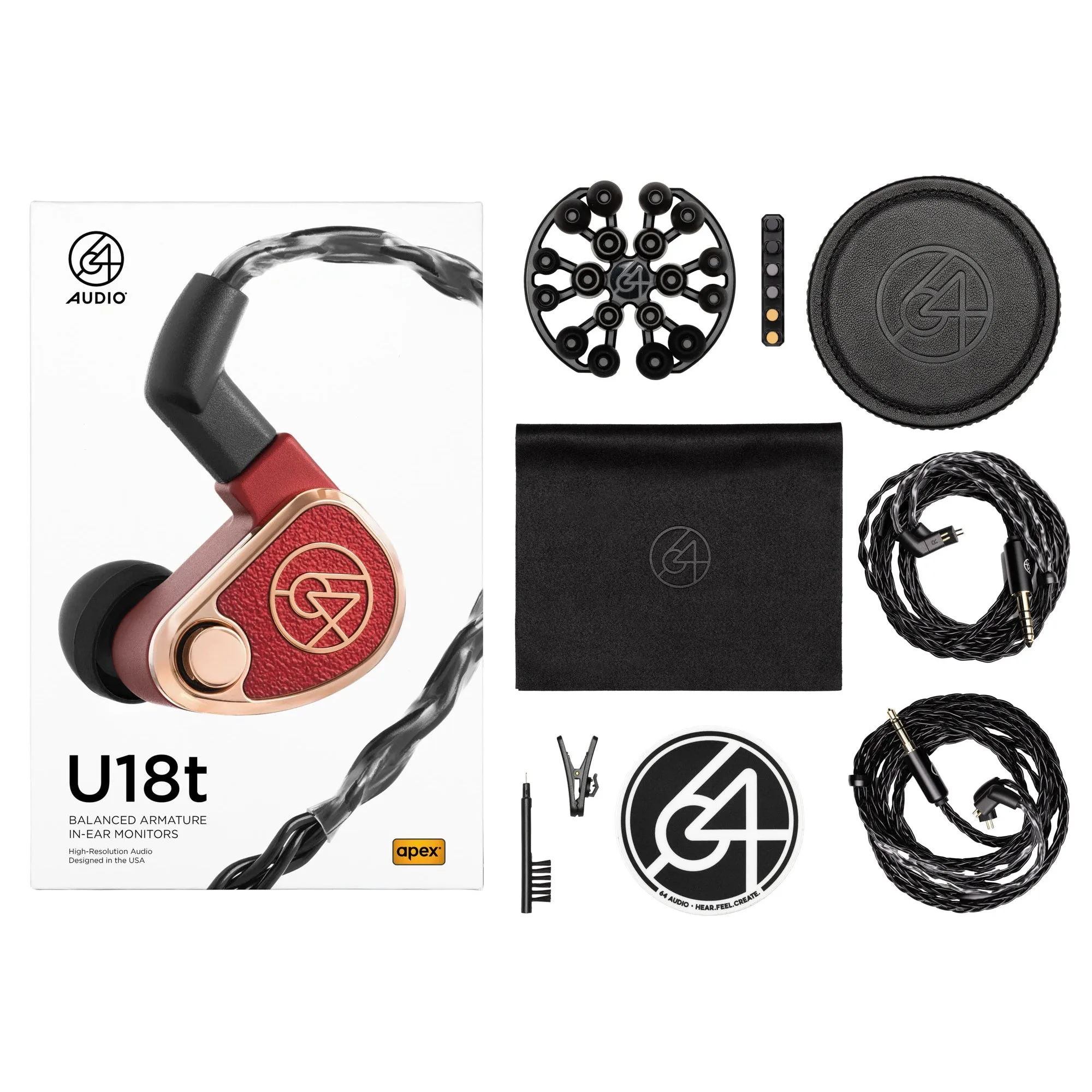 64 Audio U18t (2025 Revision) Universal In-Ear Monitor