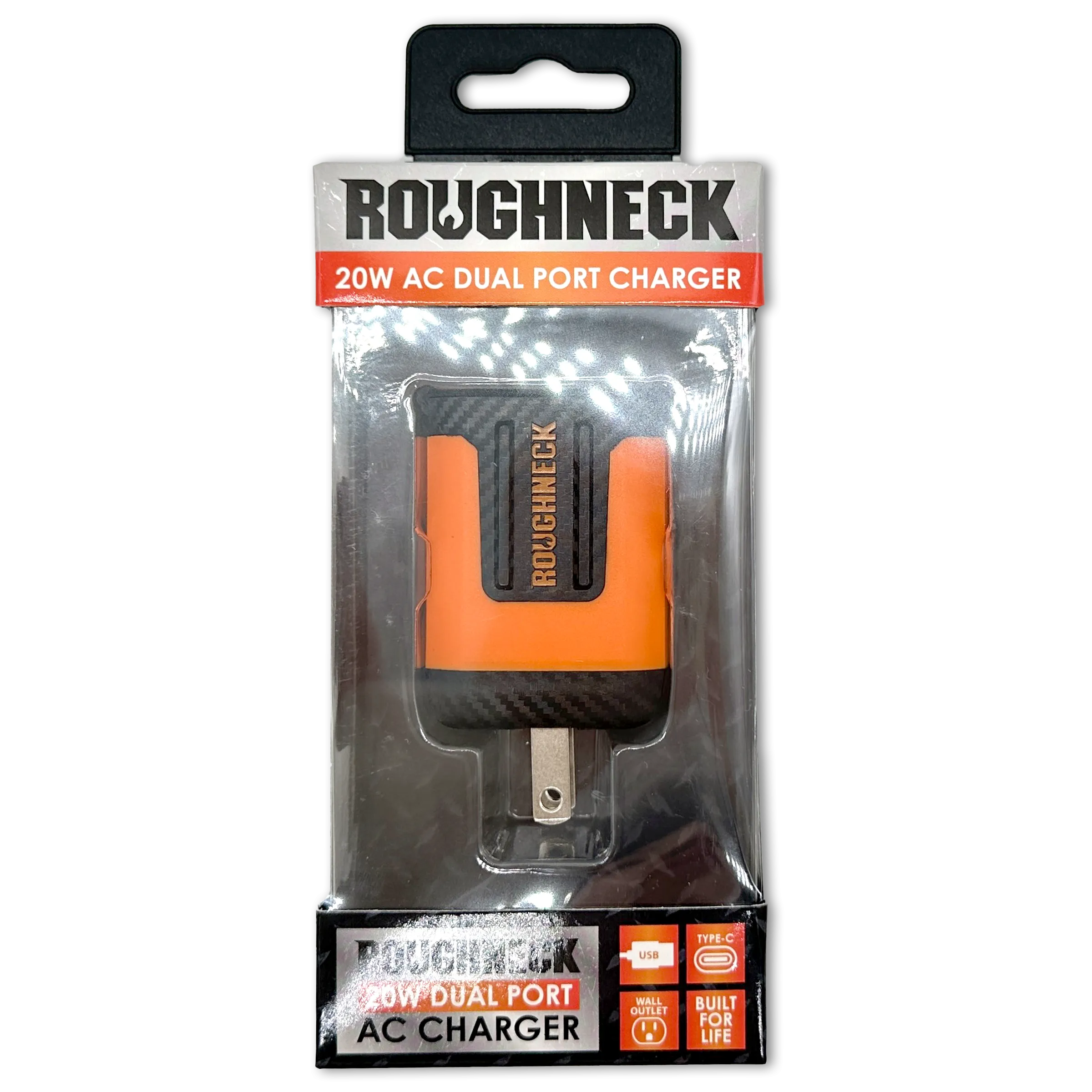 AC Wall Charger Dual Port USB / USB-C 20 Watts - 6 Pieces Per Retail Ready Display 23689MND