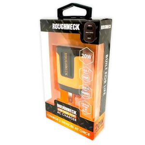 AC Wall Charger Dual USB / USB-C Ports 20 Watts - 3 Pieces Per Pack 24585