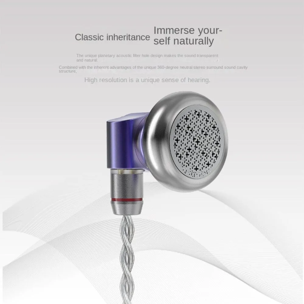 Astrotec Lyra Clover/Lyra Clover Limited Flagship Flat Headset Hifi Wired Earphones
