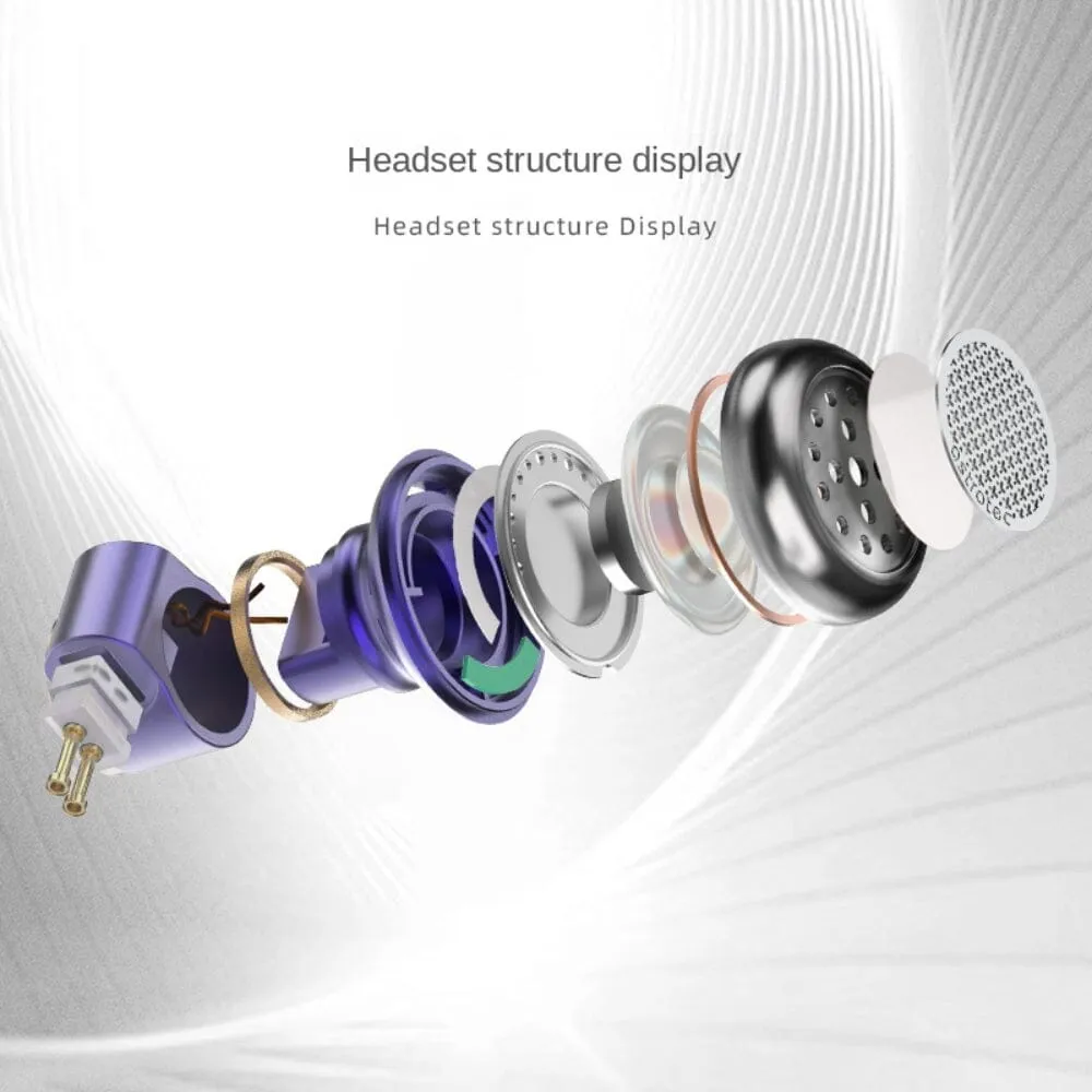 Astrotec Lyra Clover/Lyra Clover Limited Flagship Flat Headset Hifi Wired Earphones