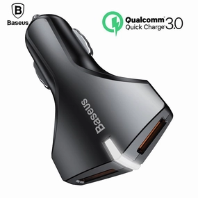 Baseus Quick Charge 3.0 Dual USB Car Charger
