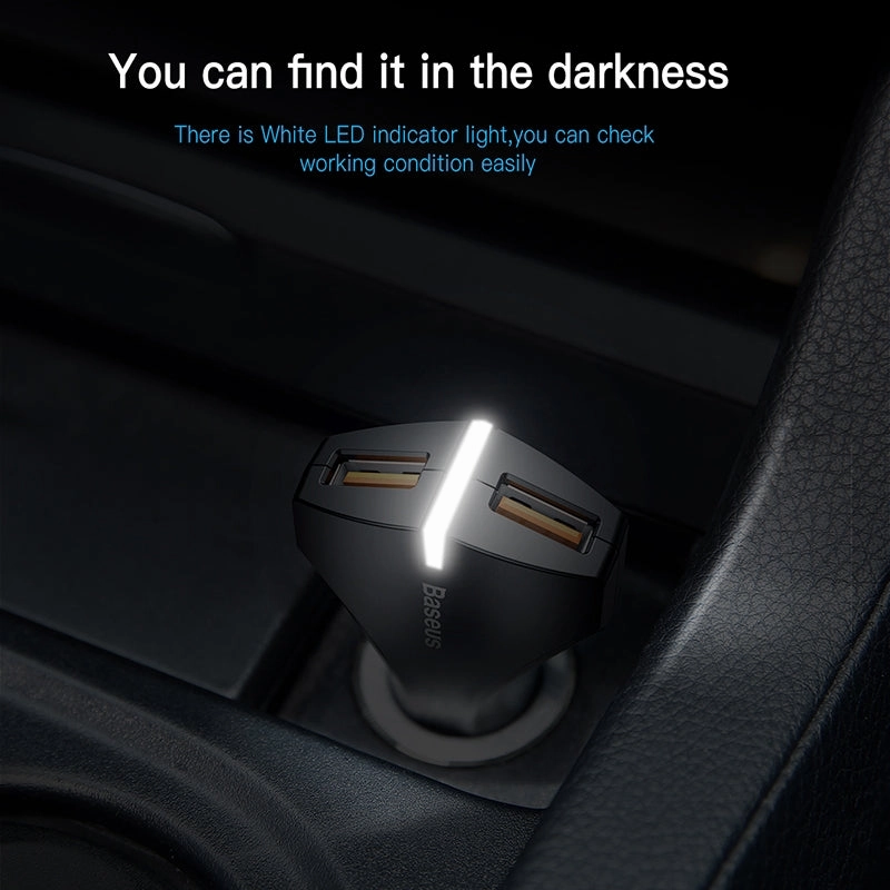 Baseus Quick Charge 3.0 Dual USB Car Charger
