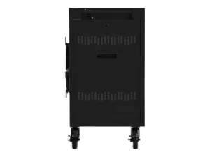 Bretford Cube Mini TVCM24USBC - Cart (charge only) - pre-wired - for 24 tablets / notebooks - lockable - steel - black pumice TVCM24USBC-BP
