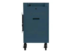 Bretford Cube Mini TVCM24USBC - Cart (charge only) - pre-wired - for 24 tablets / notebooks - lockable - steel - topaz - screen TVCM24USBC-TZ