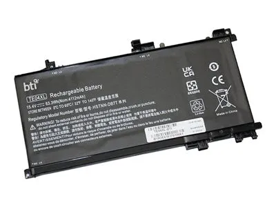 BTI - Notebook battery (equivalent to: HP TE04XL) - lithium ion - 4-cell - 4110 mAh - 63.3 Wh TE04XL-BTI