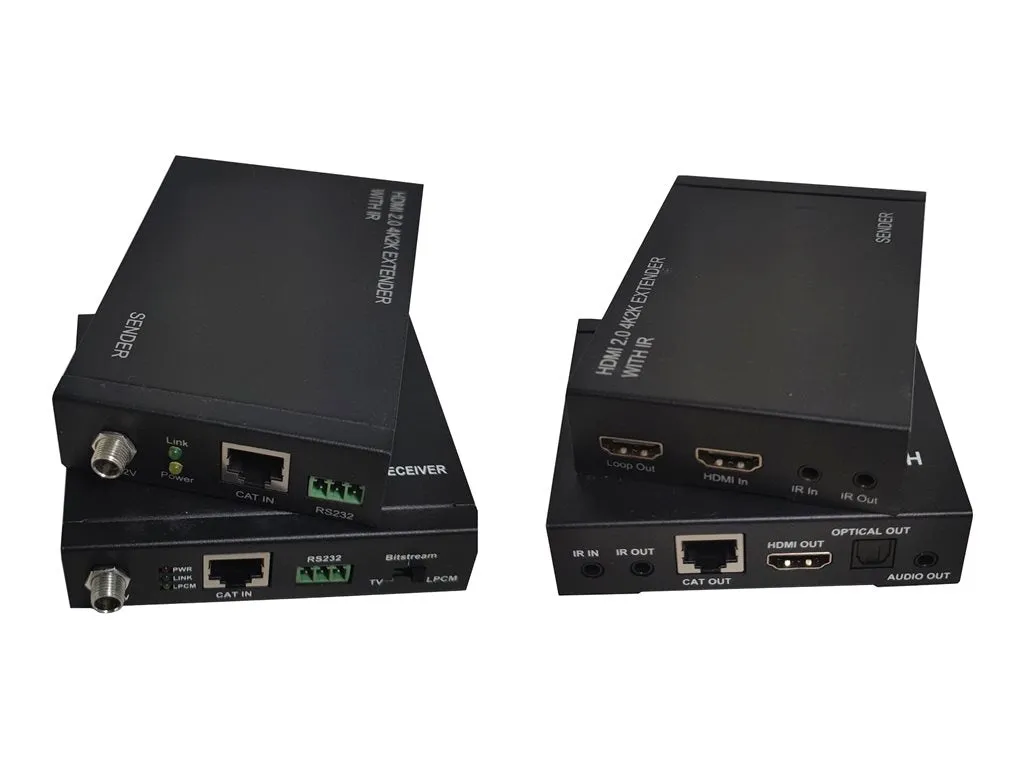 Bytecc - Extender Set - video/audio/infrared/serial/network extender - HDMI - over CAT 6 - up to 197 ft ET-HM2AR