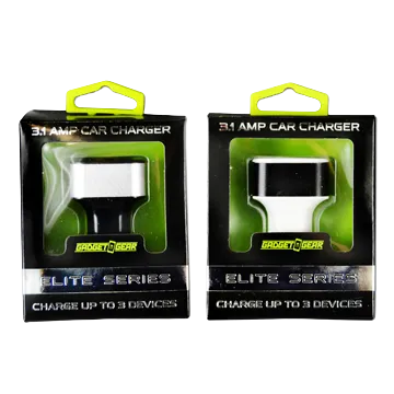 Car Charger Elite 3 Port USB 3.1 Amp - 2 Pieces Per Pack 20761