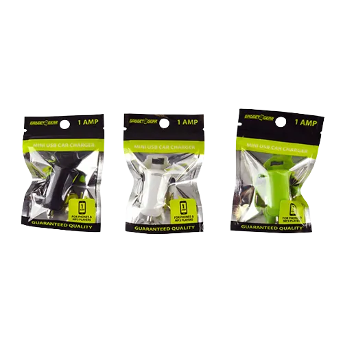 Car Charger with USB Port 1 Amp - 3 Pieces Per Pack 21565
