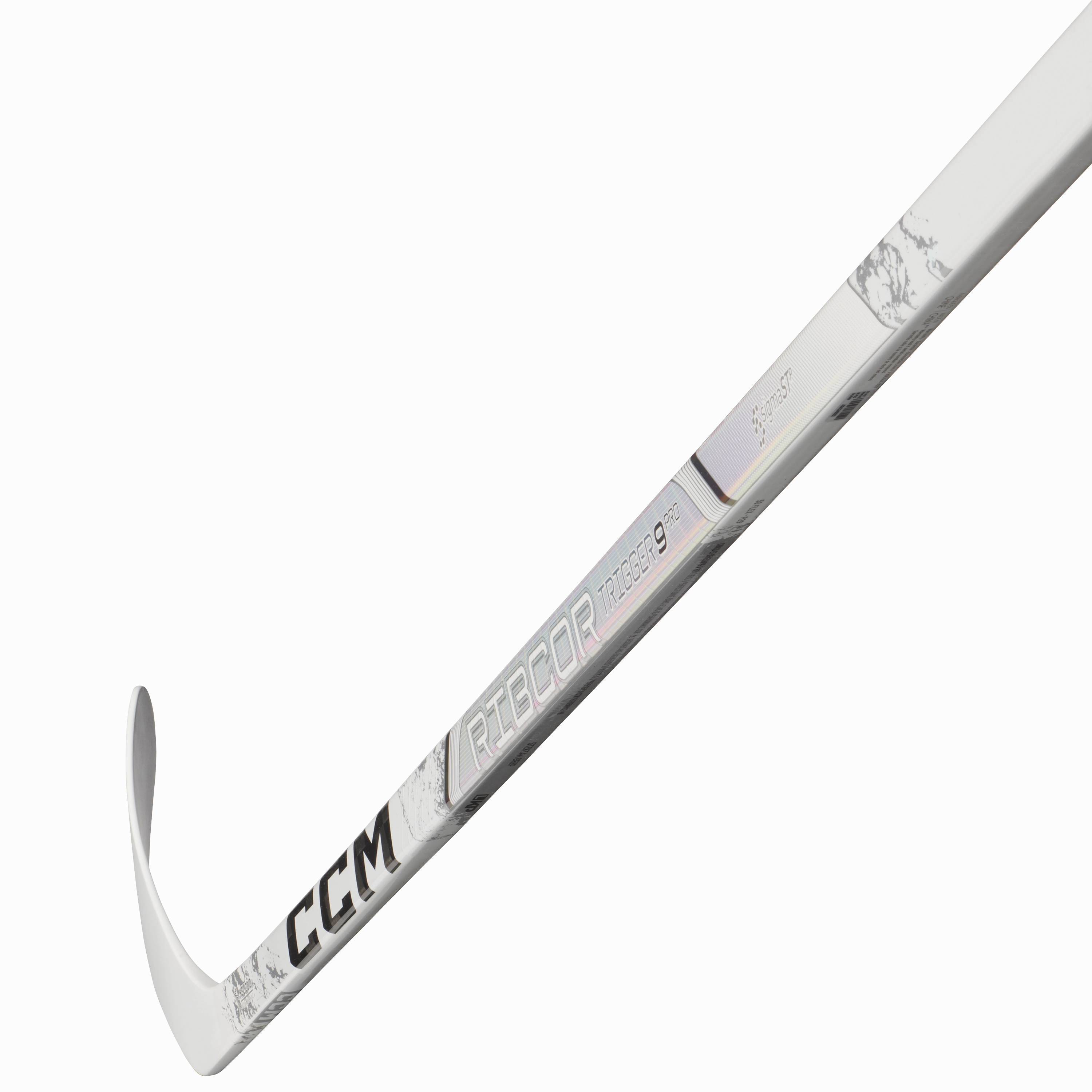 CCM Ribcor Trigger 9 Pro (WHITE) Hockey Stick - Junior
