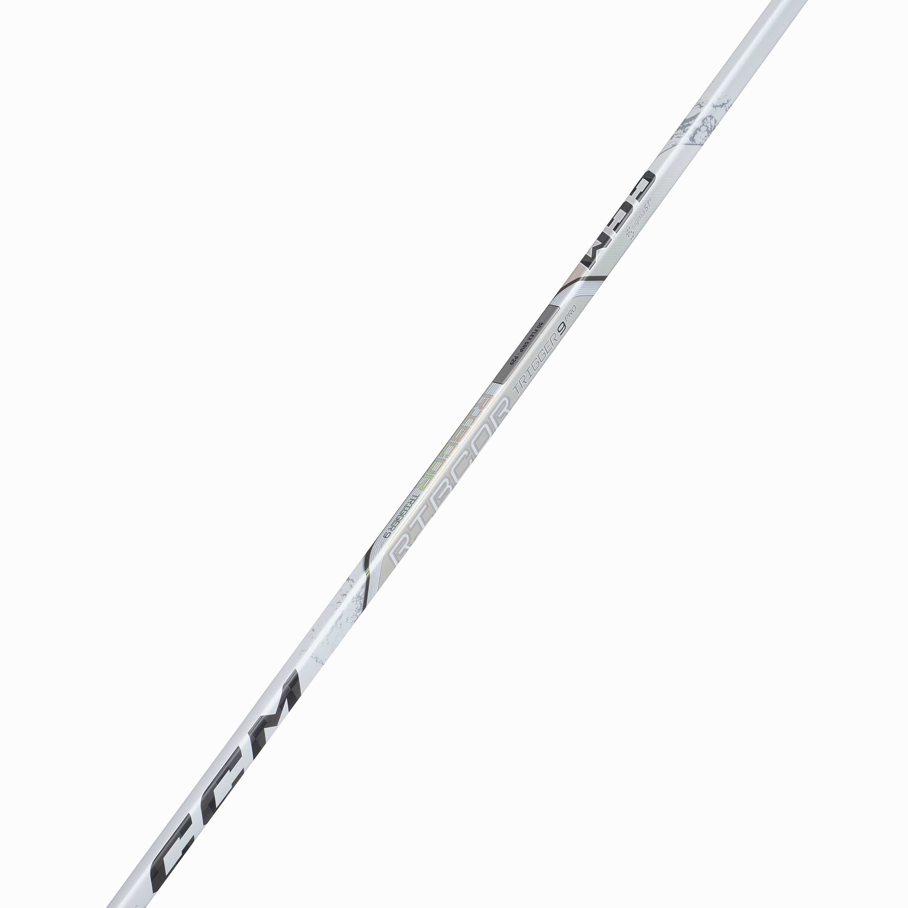 CCM Ribcor Trigger 9 Pro (WHITE) Hockey Stick - Junior