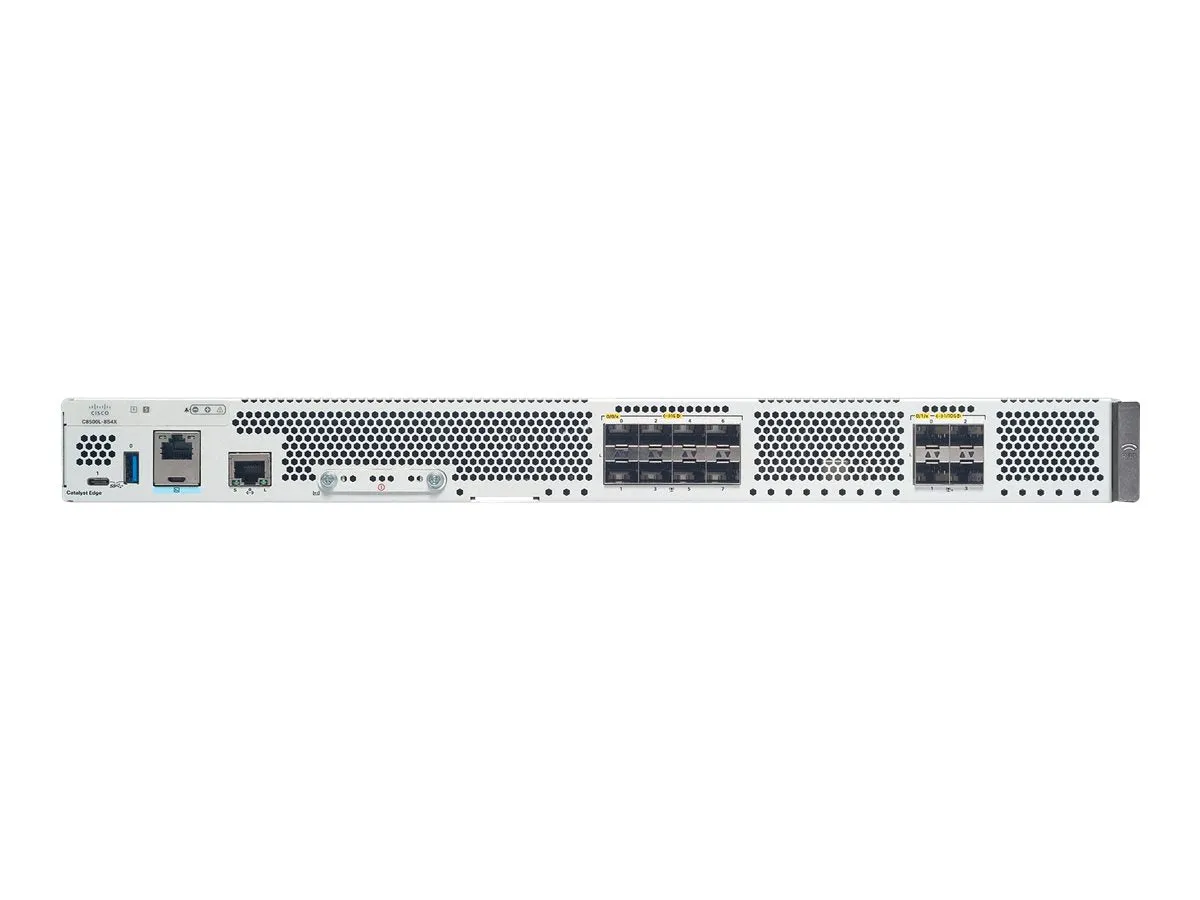 Cisco Catalyst 8500L-8S4X - Switch - 4 x 1 Gigabit / 10 Gigabit SFP    8 x 1000Base-T - rack-mountable C8500L-8S4X