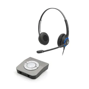 DeskMate Dual-Ear Universal Office Phone Bundle