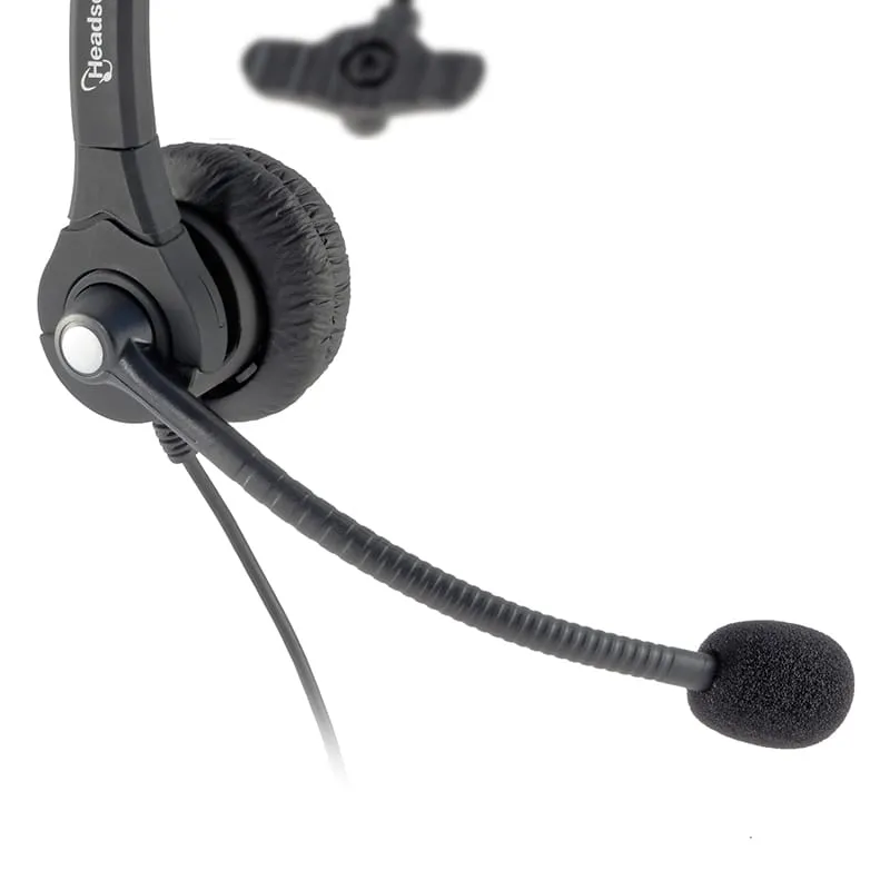 Executive Pro Melody Monaural Noise-Canceling Headset with EP10 Direct Connect Cord