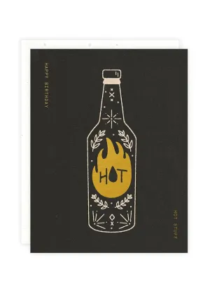 Hot Sauce Birthday Card