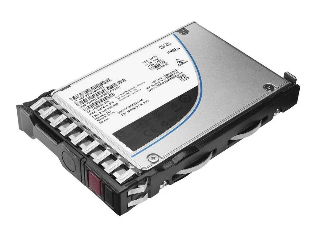 HPE - SSD - Read Intensive,Enterprise - 7.68 TB - hot-swap - 2.5 SFF - PCI Express 5.0 (NVMe) - CM7 - with HPE E3.S Thin Carrier" P61183-K21