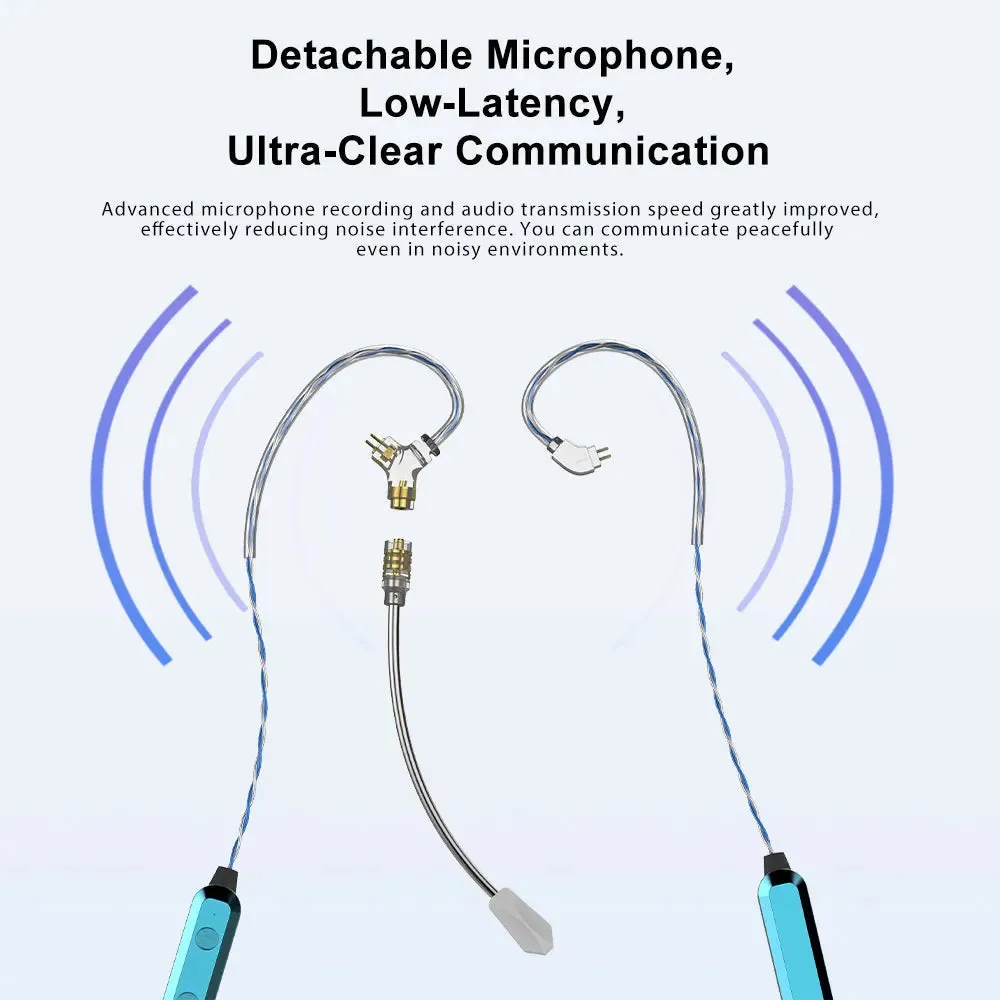 Kinera Celest SkySoar Bluetooth 5.3 Skin-Friendly Neckband Earphone Cable with Detachable Mic