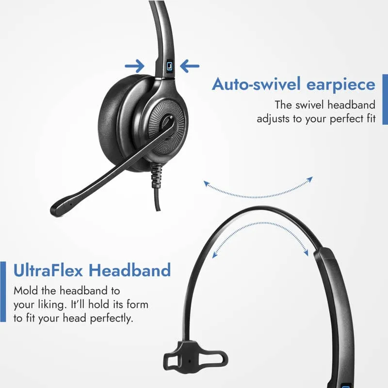 Leitner LH240XL Headset Easy Connect Bundle
