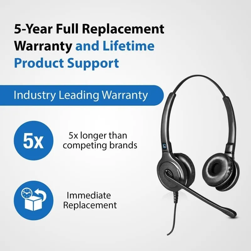 Leitner LH245 Headset for Avaya Phones