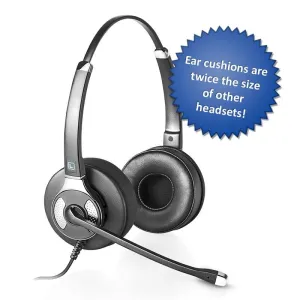 Leitner LH245XL Dual-Ear Corded Headset  — FREE FOR 60 DAYS