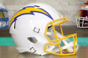 Los Angeles Chargers Riddell Speed Display Helmet - Royal Color Rush Alternate