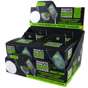 MagSafe® Phone Mount with Wireless Charging and Vent Clip - 4 Pieces Per Retail Ready Display 22715