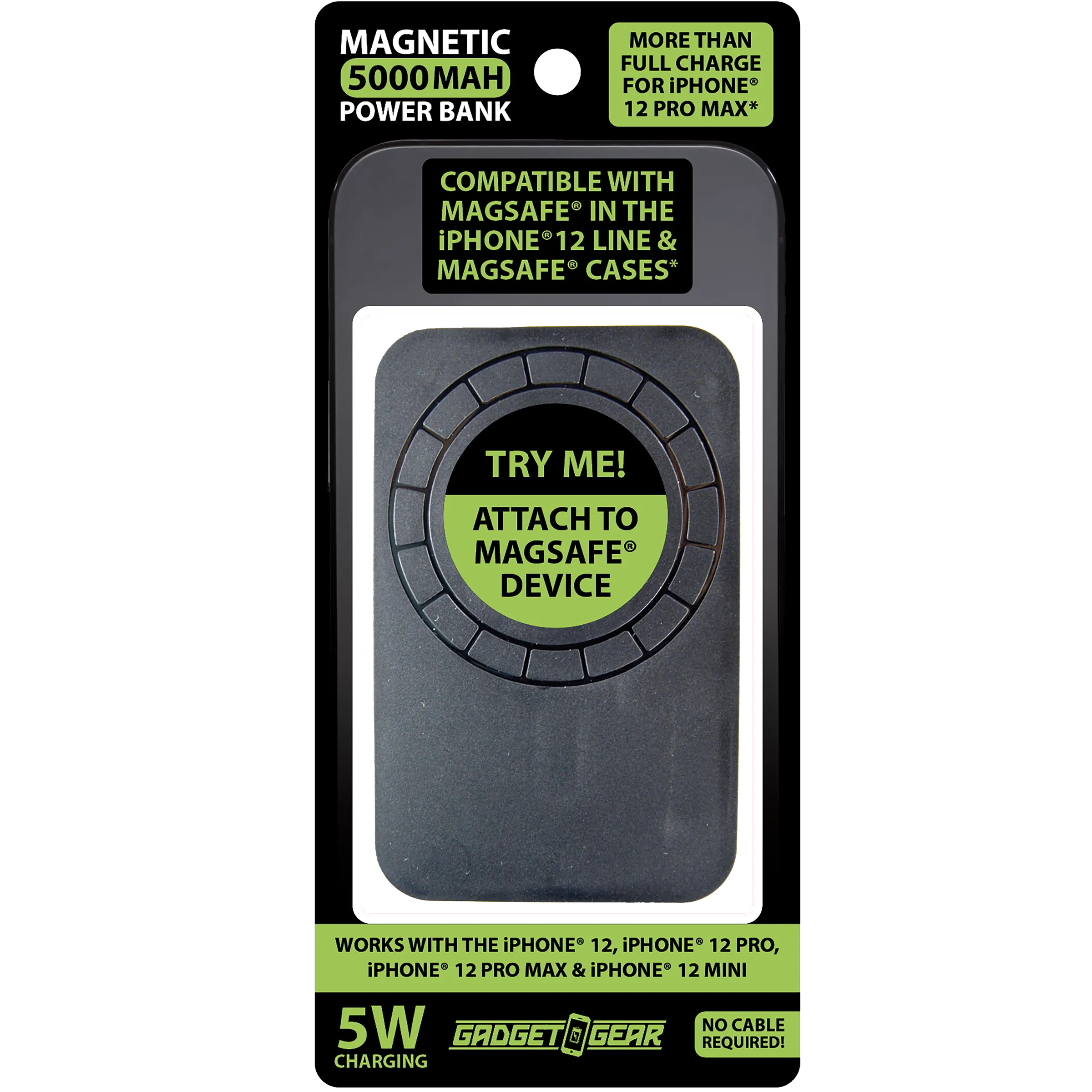 MagSafe® Power Bank Magnetic Wireless Charging 5 Watts - 4 Pieces Per Retail Ready Display 22145