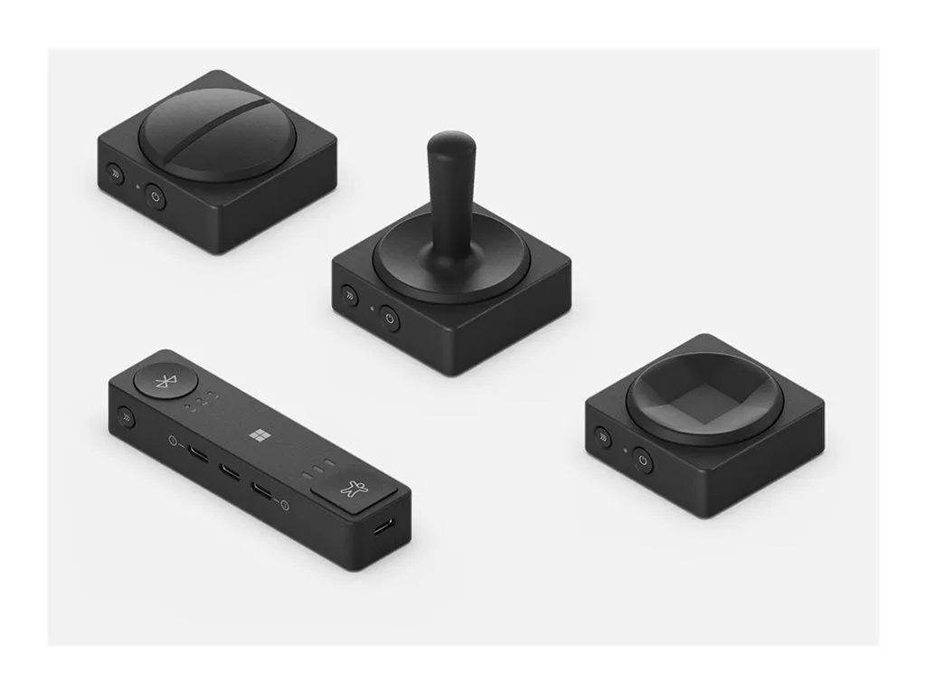 Microsoft Adaptive D-pad Button - Accessibility controller - 8 buttons - wireless - Bluetooth - black J85-00001