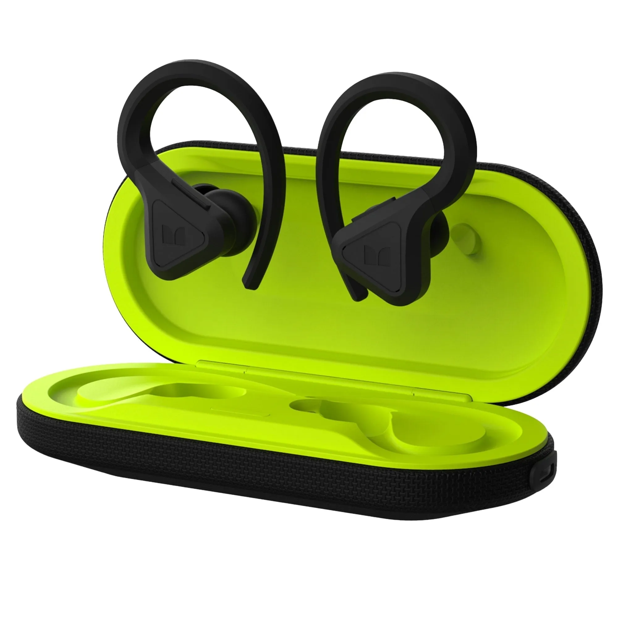 Monster 2MNTW0395B0L2 DNA Fit 2.0 Wireless Bluetooth Earbuds - Noise Cancelling Earbuds with Wireless Charging Case, Built-in Microphone, ANC & Water Resistance