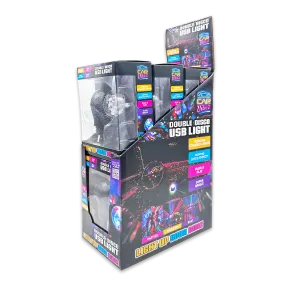 Mood Light USB Double Disco Ball - 6 Pieces Per Retail Ready Display 25344