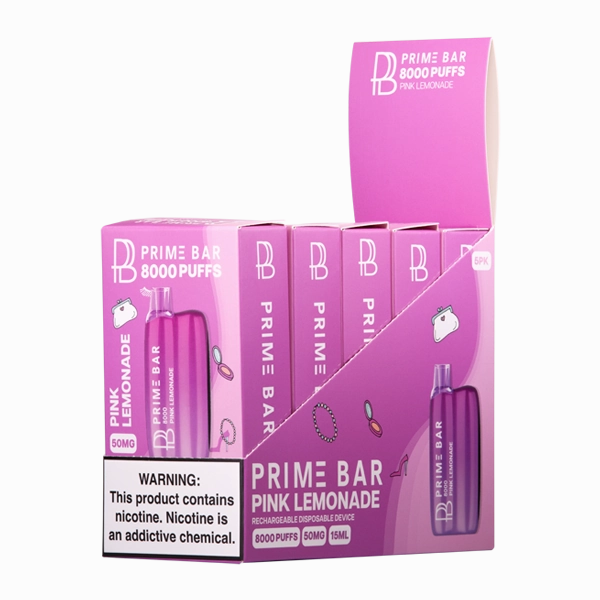Pink Lemonade Prime Bar 8000