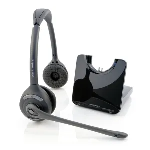 Plantronics CS520 Binaural Wireless Headset Basic Bundle