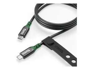 Plugable - USB cable - 24 pin USB-C (M) to 24 pin USB-C (M) - USB 3.2 Gen 2x2 / DisplayPort 1.4 (Alt Mode) - 48 V - 5 A - 3.3 USBC-240W-1M