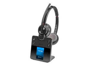 Poly Savi 8420 Office - Savi 8400 series - headset - on-ear - DECT / Bluetooth - wireless - black 8L7F2AA#ABA