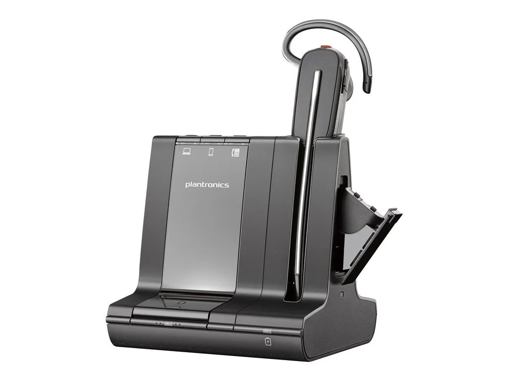 Poly Savi - Charging cradle - and wearing accessories - black - United States - for Poly Savi 8245 85T32AA#ABA