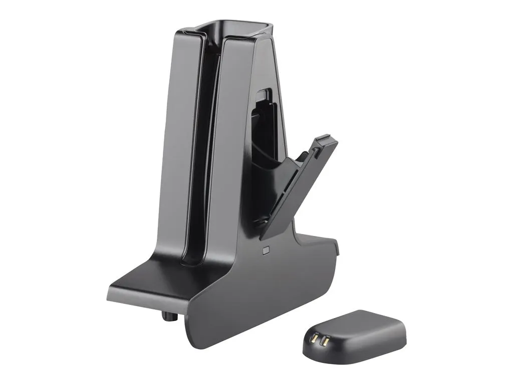 Poly Savi - Charging cradle - and wearing accessories - black - United States - for Poly Savi 8245 85T32AA#ABA