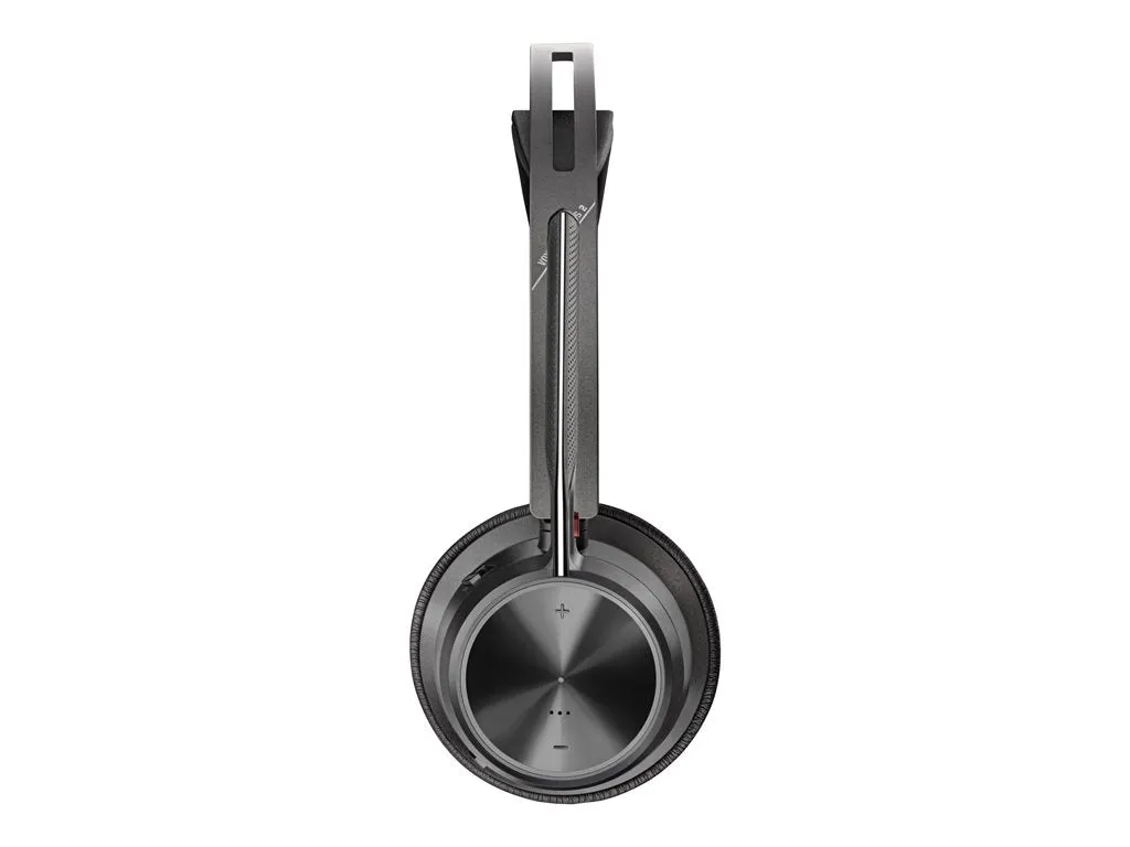 Poly Voyager Focus 2 - Headset - on-ear - Bluetooth - wireless - active noise canceling - USB-C via Bluetooth adapter - black 9T9J3AA#AC3