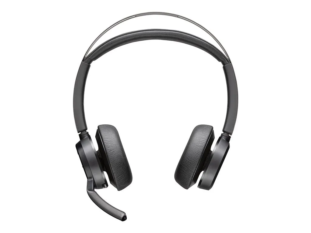 Poly Voyager Focus 2 - Headset - on-ear - Bluetooth - wireless - active noise canceling - USB-C via Bluetooth adapter - black 9T9J3AA#AC3