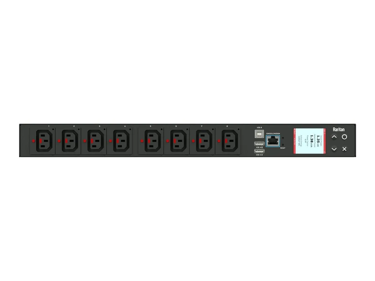 Raritan PX3-5190CXR-E2 - Power distribution unit (rack-mountable) - AC 230 V - 3700 VA - 1-phase - Ethernet 10/100, RS-232, USB,