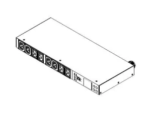 Raritan PX3-5198R-K2 - Power distribution unit (rack-mountable) - AC 208 V - 5000 VA - 1-phase - Ethernet 10/100, RS-232, USB,