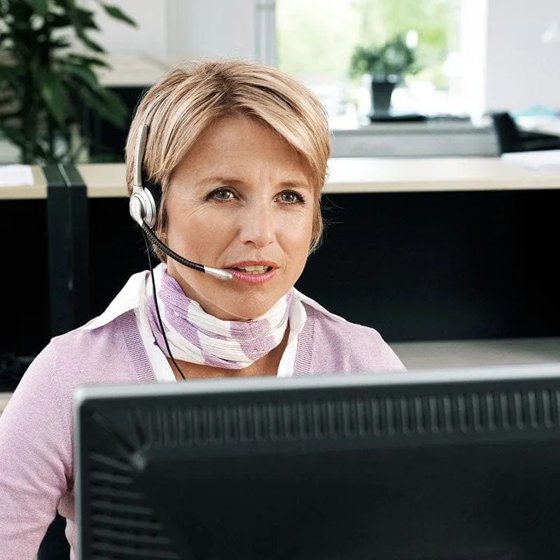Sennheiser SH 330 Monaural Over the Head Telephone Headset with Noise Canceling Microphone