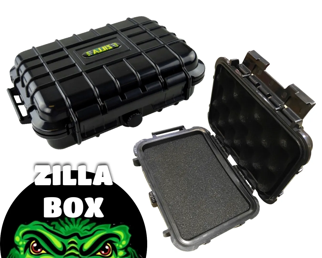 Smell Proof Pressurized Storage Box with Customizable Foam - 4 Pieces Per Retail Ready Display 23239