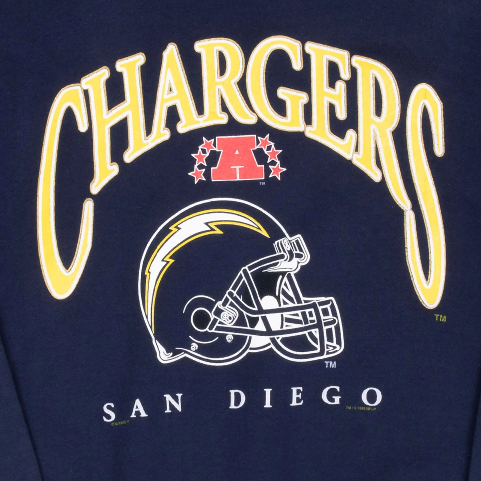 VINTAGE NFL SAN DIEGO CHARGERS 1996 SWEATSHIRT MEDIUM MADE IN USA
