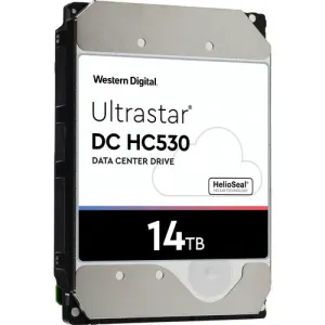 Western Digital Ultrastar DC HC530 WUH721414ALN604 0F31102 14TB 7.2K RPM SATA 6Gb/s 4Kn Power Disable 3.5in Hard Drive