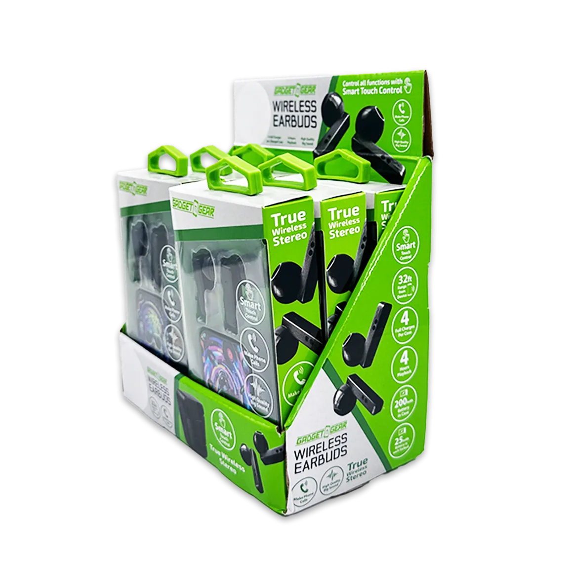 Wireless Earbuds with Printed Case - 6 Pieces Per Retail Ready Display 25062